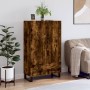 Credenza Rovere Fumo 69,5x31x115 cm in Legno Multistrato