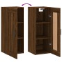 Mobile a Parete Rovere Marrone 34,5x34x90 cm Legno Multistrato