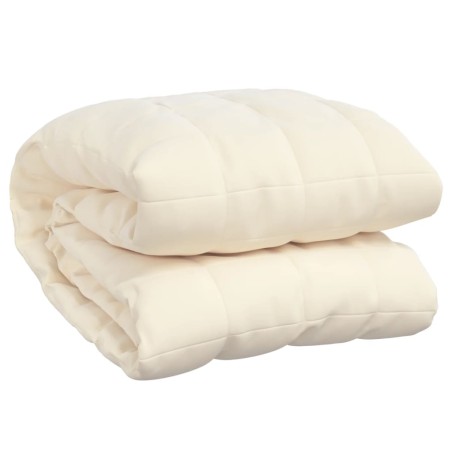 Coperta Ponderata Crema Chiaro 150x200 cm 11 kg Tessuto