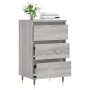 Credenza Grigio Sonoma 40x35x70 cm in Legno Multistrato