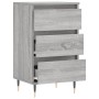 Credenza Grigio Sonoma 40x35x70 cm in Legno Multistrato