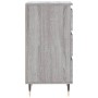 Credenza Grigio Sonoma 40x35x70 cm in Legno Multistrato