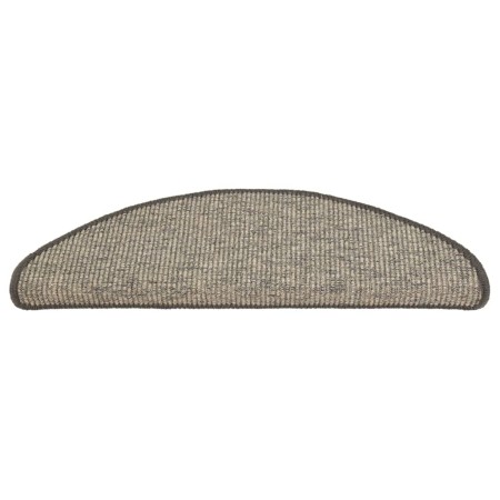 Tappetini Autoadesivi per Scale 15 pz Grigi e Beige 65x21x4 cm