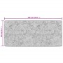 Tappeto Lavabile Patchwork 80x300 cm Multicolore Antiscivolo