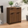 Credenza Rovere Marrone 60x30x70 cm in Legno Multistrato