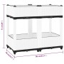 Fioriera Rialzata 80x40x71 cm in Polipropilene