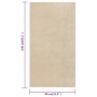 Tappeto a Pelo Corto 80x150 cm Beige