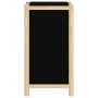 Credenza Nera 62x38x70 cm in Legno Multistrato