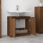 Mobile Bagno Rovere Marrone 64,5x33,5x59cm in Legno Multistrato