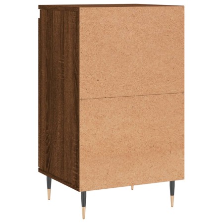 Credenza Rovere Marrone 40x35x70 cm in Legno Multistrato