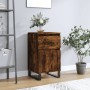 Credenza Rovere Fumo 40x35x70 cm in Legno Multistrato