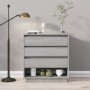 Credenza Grigio Sonoma 70x41x75 cm in Truciolato