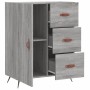 Credenza Grigio Sonoma 69,5x34x90 cm in Legno Multistrato