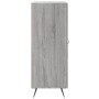 Credenza Grigio Sonoma 69,5x34x90 cm in Legno Multistrato