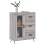 Credenza Grigio Sonoma 69,5x34x90 cm in Legno Multistrato