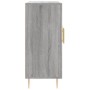 Credenza Grigio Sonoma 90x34x80 cm in Legno Multistrato