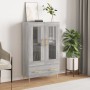 Credenza Grigio Sonoma 69,5x31x115 cm in Legno Multistrato