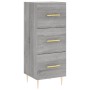 Credenza Grigio Sonoma 34,5x34x90 cm in Legno Multistrato