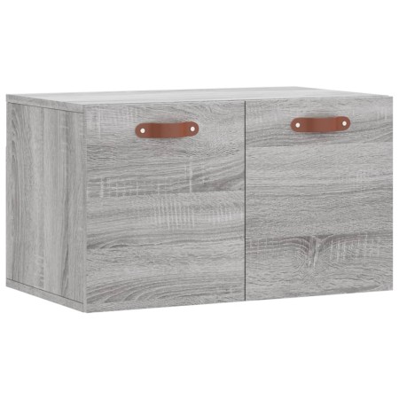 Mobile a Parete Grigio Sonoma 60x36,5x35cm in Legno Multistrato