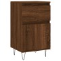 Credenza Rovere Marrone 40x35x70 cm in Legno Multistrato