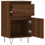 Credenza Rovere Marrone 40x35x70 cm in Legno Multistrato