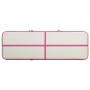 Tappetino Ginnastica Gonfiabile con Pompa 300x100x20cm PVC Rosa