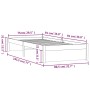 Giroletto in Legno Massello 75x190 cm Small Single