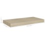 Scaffali a Parete 4 pz Rovere 50x23x3,8 cm in MDF