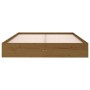 Giroletto Miele in Legno Massello 120x190 cm Small Double