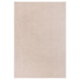 Tappeto a Pelo Corto 160x230 cm Beige Scuro