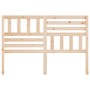 Testiera Letto 186x4x100 cm in Legno Massello di Pino