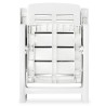Set da Pranzo da Giardino 7 pz in Plastica Bianco