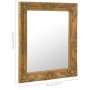 Specchio da Parete Stile Barocco 50x60 cm Oro