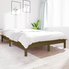 Giroletto Miele 120x190 cm Small Double Legno Massello di Pino