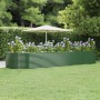 Letto Giardino Acciaio Verniciato Polvere 447x140x68 cm Verde