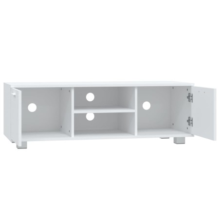 Mobile Porta TV Bianco 120x40,5x35 cm in Legno Multistrato