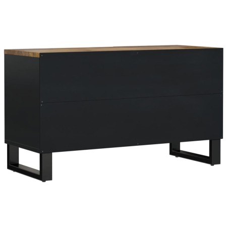 Mobile TV 80x33x46cm Legno Massello Mango e Legno Multistrato