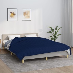 Coperta Ponderata Blu 200x200 cm 13 kg Tessuto