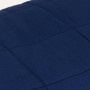 Coperta Ponderata Blu 200x200 cm 13 kg Tessuto