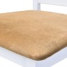 Set Tavolo e Sedie da Bar 5 pz Legno Massello Marrone e Bianco