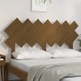 Testiera per Letto Miele 151,5x3x81cm in Legno Massello di Pino