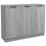 Credenza Grigio Sonoma 90,5x30x70 cm in Legno Multistrato