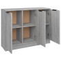 Credenza Grigio Sonoma 90,5x30x70 cm in Legno Multistrato