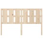 Testiera per Letto 155,5x4x100 cm in Legno Massello di Pino