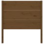 Testiera per Letto Miele 106x4x100 cm in Legno Massello di Pino