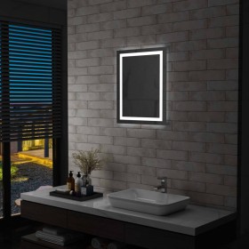 Specchio LED da Bagno con Sensore Tattile 50x60 cm