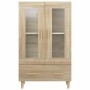 Credenza Rovere Sonoma 70x31x115 cm in Legno Multistrato