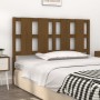 Testiera per Letto Miele 140,5x4x100 cm Legno Massello di Pino