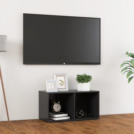 Mobile Porta TV Grigio 72x35x36,5 cm in Legno Multistrato