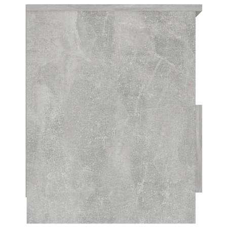 Comodini 2 pz Grigio Cemento 40x40x50 cm in Legno Multistrato